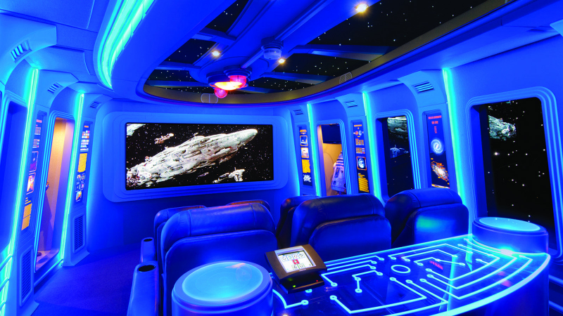 Illustration for article titled 16 Obscenely Over the Top Home Theaters